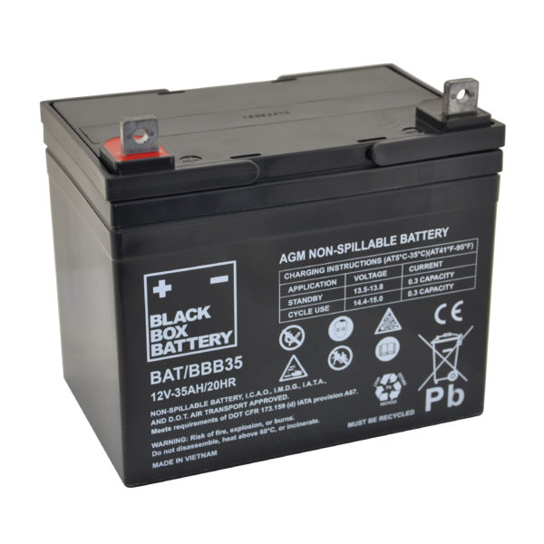 35ah Black Box AGM Battery